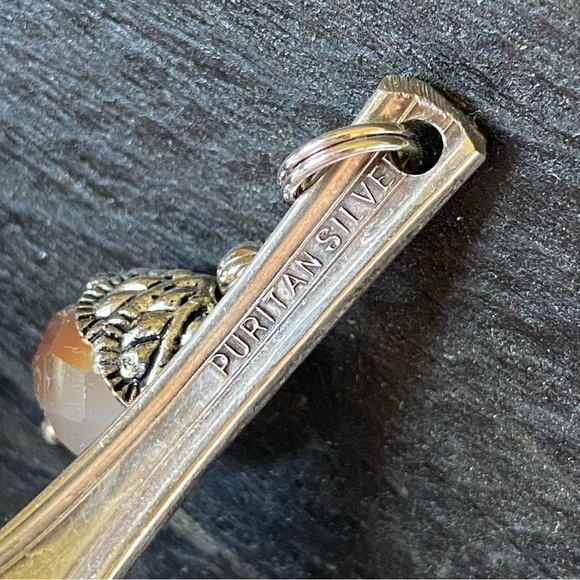 Handcrafted Cheese Forks Puritan Silverplate Set of 4 Sharp Creamy Stinky Smokey - Picture 8 of 9